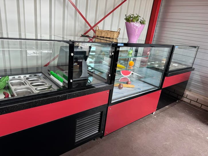 Buffetten |  Gebaksvitrine | Saladette | Bain - Marie, Zakelijke goederen, Horeca | Meubilair en Inrichting, Barinrichting, Nieuw in verpakking