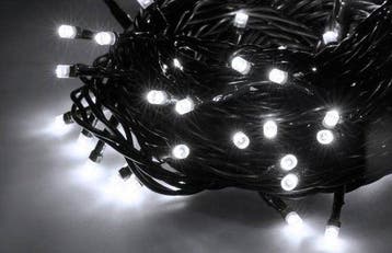 Kerstverlichting Koud Wit 15 Meter 200 LEDs - 8 Standen, Diversen, Kerst, Ophalen of Verzenden, Nieuw