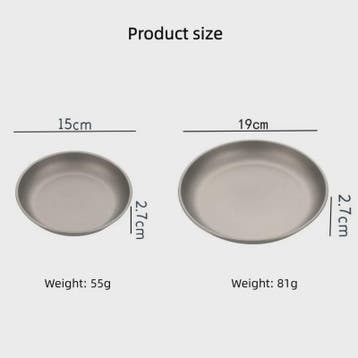 Lichtgewicht Titanium Camping Bord – Perfect voor Outdoor, P, Huis en Inrichting, Verzenden, Nieuw