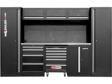 Werkplaatskastsysteem - recht - 3240 x 500 mm, Ophalen of Verzenden