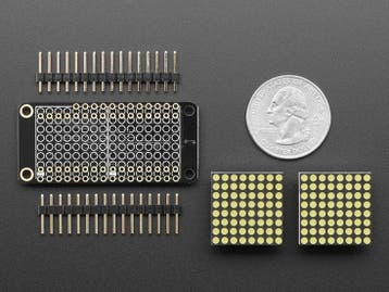 0.8 inch 8x16 LED Matrix FeatherWing Display Kit - White ..., Verzenden, Nieuw