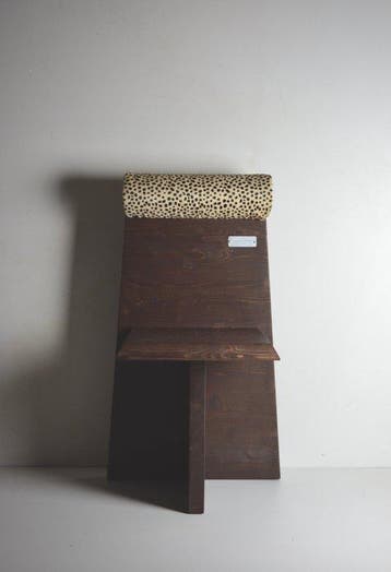 Studio Greca - Stoel - C26 Camber - Hout, Vachettaleer - 25