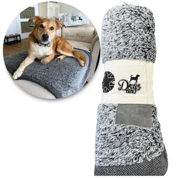 SNUGGLE fleece deken Antraciet 100x75cm (hondenmand), Ophalen of Verzenden, Nieuw, Pluche