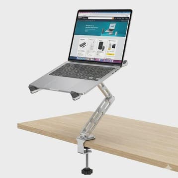 2-in-1 Afneembare Laptopstandaard met 360° Draaibare Basis &, Verzenden, Nieuw