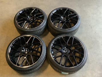 Mercedes C klasse W205 W206 20 inch AMG velgen + Vredestein, 19 inch, Gebruikt, Banden en Velgen, Ophalen of Verzenden