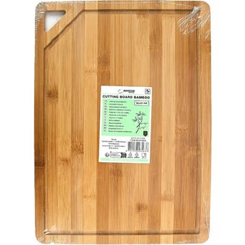 Benson Snijplank bamboe 28 x 39 cm met handgreep, sapgoot..., Ophalen of Verzenden, Nieuw