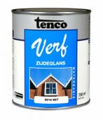 Tenco Verf Wit Ral 9010 Zijdeglans Waterbasis 750 ml, Ophalen of Verzenden, Nieuw