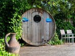 Houten wijnvat-sauna (70–80°C), Sport en Fitness, Sauna, Nieuw