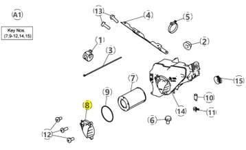 Royal Enfield INLET COVER AIR FILTER - RLY00128B Himalaya..., Motoren, Verzenden, Nieuw