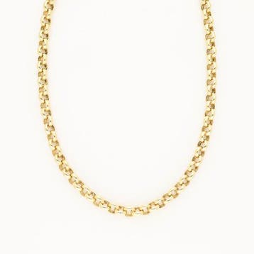Halsketting - 14 karaat Geel goud, Sieraden, Tassen en Uiterlijk, Nieuw