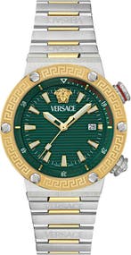 Versace VE8G00524 Greca Logo horloge 43 mm, Overige merken, Staal, Verzenden, Polshorloge