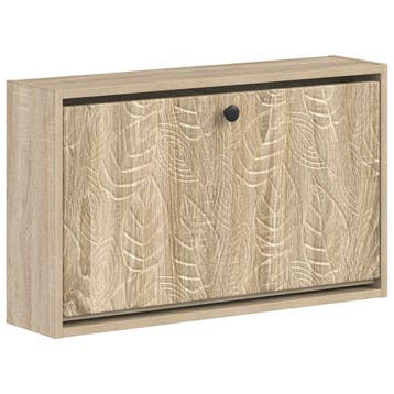 vidaXL Wandgemonteerde Schoenkast DELFT 71 x 17 x 43 cm, Verzenden, Nieuw