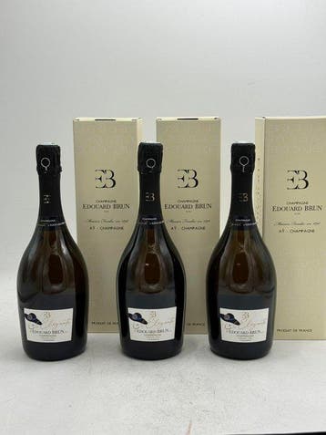 Edouard Brun, Brut Lélegante - Champagne Grand Cru - 3, Nieuw
