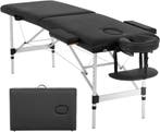 Massagetafel Aluminium Zwart | 185x70cm | A-kwaliteit, Sport en Fitness, Massageproducten, Ophalen of Verzenden, Nieuw, Massagetafel