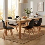KITO Stoelen Eetkamer 6 | Duurzaam | Beste Prijs, Kunststof, Zwart, Nieuw, Ophalen of Verzenden