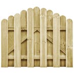 vidaXL Poort 100x75 cm groen geïmpregneerd grenenhout, Tuin en Terras, Tuinpoorten, Verzenden, Nieuw