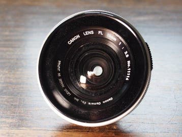 Canon FL 19mm f/3.5 + Canon viewfinder Groothoeklens, Nieuw