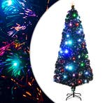 vidaXL Voorverlichte kerstboom met standaard en LED 210 cm, Diversen, Kerst, Verzenden, Nieuw