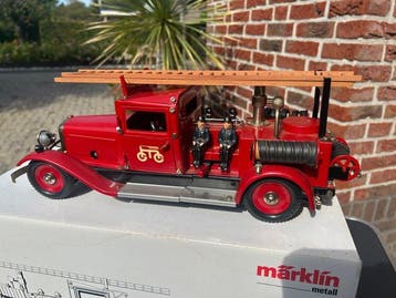 Märklin - 19034 Brandweerwagen - Opwindbare blikken auto