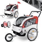 Kinderwagen Fietskar 2-Zits | Premium | OP=OP, Vering, Nieuw, Ophalen of Verzenden, Kinderkar