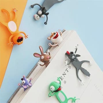 Grappige 3D Boekenlegger Dieren - Leuke Leestekens voor Boek, Dieren en Toebehoren