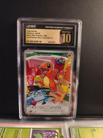 Pokémon - 1 Graded card - Charmander 038 Promo card, Foil -, Nieuw