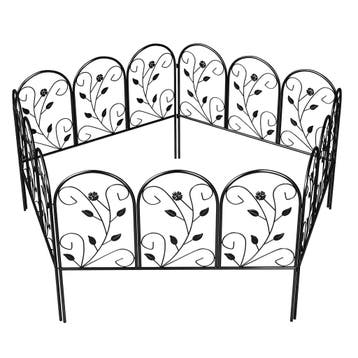 Tuinhek Metaal 80 X 60 Cm Decoratief Roosterhek Set Met Voet, Tuin en Terras, Planten | Bomen, Verzenden