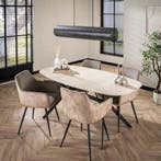 Fraaai Dexter Deens ovale eettafel - 180 cm - keramiek -, Ophalen of Verzenden, Nieuw