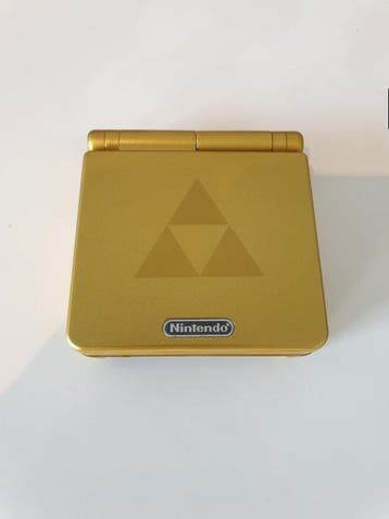 Nintendo - Gameboy Advance SP - GBA GOLD ZELDA LINK (new, Nieuw