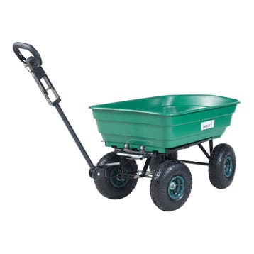 Bolderkar Corfinio 111x51x50 cm groen en zwart pro.tec, Huis en Inrichting, Kasten | Dressoirs, Verzenden, Nieuw