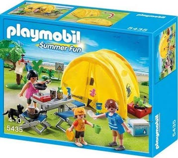 Playmobil Kampeer Vakantie met Tent – 5435 (Nieuw), Verzenden, Nieuw