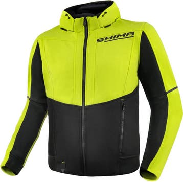 SHIMA Daybreaker Geel Zwart Motor Zip Hoodie, Nieuw met kaartje, Jas | textiel, SHIMA, Heren