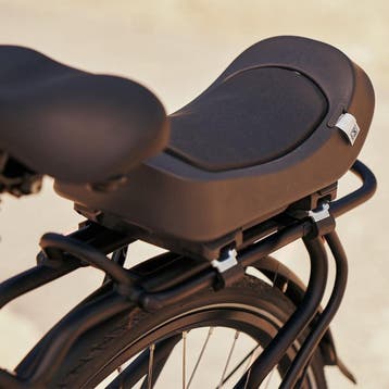 Urban Iki Junior Fietszitje Bincho Black - Let op standaard, Ophalen of Verzenden, Zo goed als nieuw, Urban IKI