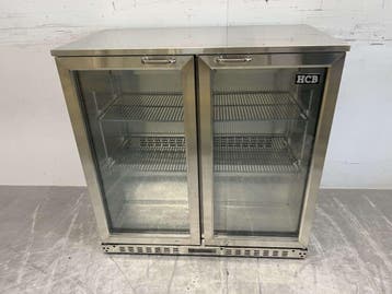 HCB RVS Backbar Barkoeling Glazen klapdeuren 218 liter 90 cm, Ophalen of Verzenden, Nieuw in verpakking