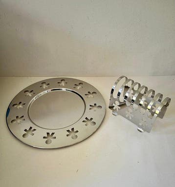 Alessi - King Kong - Dienblad (2) - Girotondo Toast Rack and