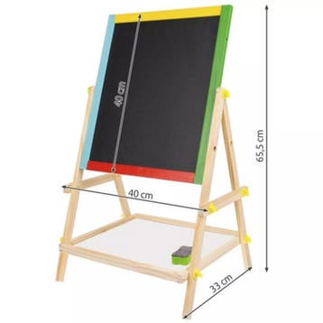 Kruzzel Houten Dubbelzijdig Bord - 65,5 x 40 x 33 cm - Kr..., Ophalen of Verzenden, Nieuw