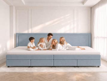 van Schaik Familie Boxspring Kader XXXL - 350 x 200, Nieuw