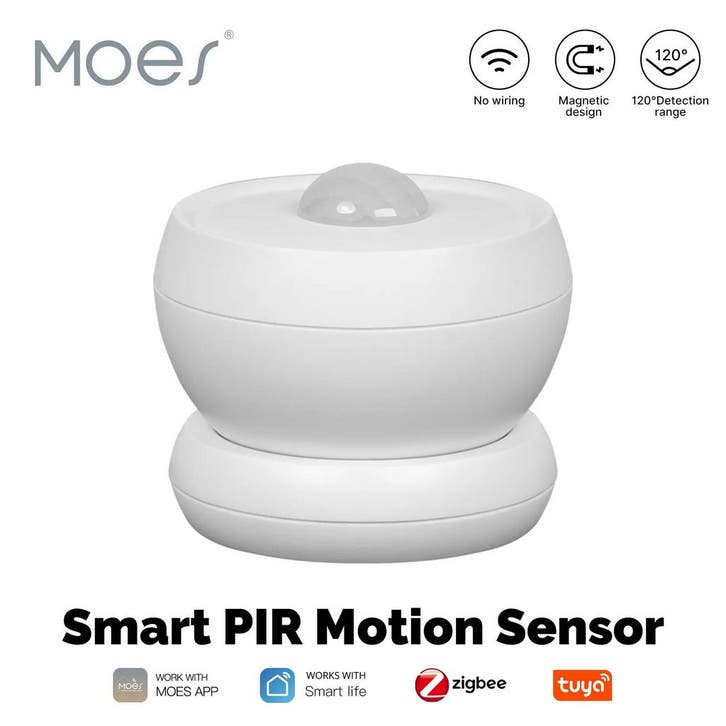 Zigbee Slimme bewegingssensor  8 Meter met magneet voet (inc, Auto's, Smart, Nieuw, Ophalen of Verzenden