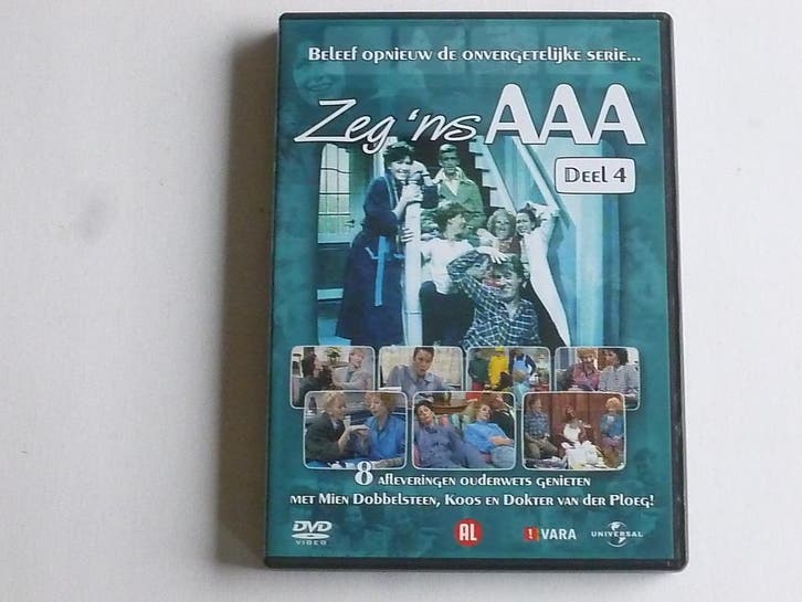 Zeg ns AAA - Deel 4 (2 DVD), Cd's en Dvd's, Dvd's | Tv en Series, Zo goed als nieuw, Ophalen of Verzenden