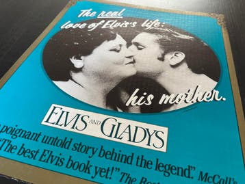 Elvis - Vintage promotietopkaart Elvis and Gladys (1986), Ophalen of Verzenden, Nieuw, Foto of Kaart