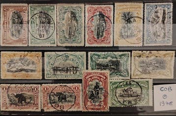 Belgisch-Congo - Zeer complete gecancelde collectie, Gestempeld