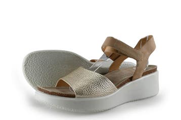 Ecco Sandalen in maat 41 Goud, Ecco, Overige kleuren, Verzenden, Sandalen of Muiltjes