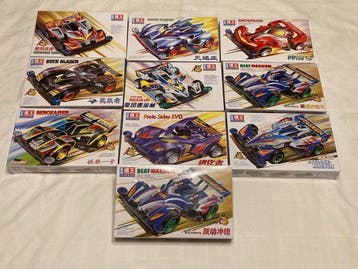 1:32 - Model raceauto (10) - Mini 4WD race cars, Nieuw