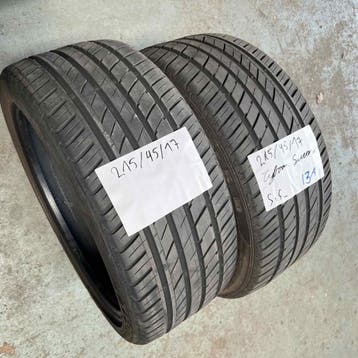 2 x Tyfoon 215-45-17 Zomerbanden 5,5mm, 17 inch, Ophalen of Verzenden, Band(en), Personenwagen