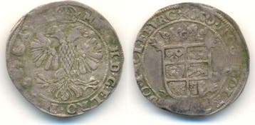 Blamueser zu 6 Stueber Mzst Freudenberg o J (1618) Benthe..., Verzenden