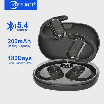Open-Ear Bluetooth 5.4 Oordopjes met Oorhaak - IPX6 Waterdic, Verzenden, Nieuw