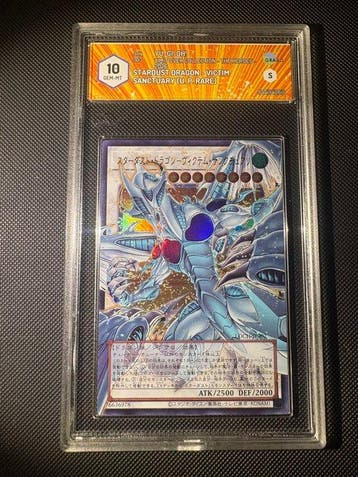 Konami - 1 Graded card - Yu-Gi-Oh! - Stardust Dragon, Verzamelen, Nieuw