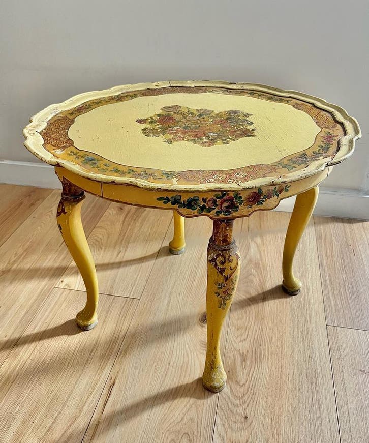 Florentijnse tafel Giullia, Antiek en Kunst, Antiek | Meubels | Tafels, Ophalen of Verzenden