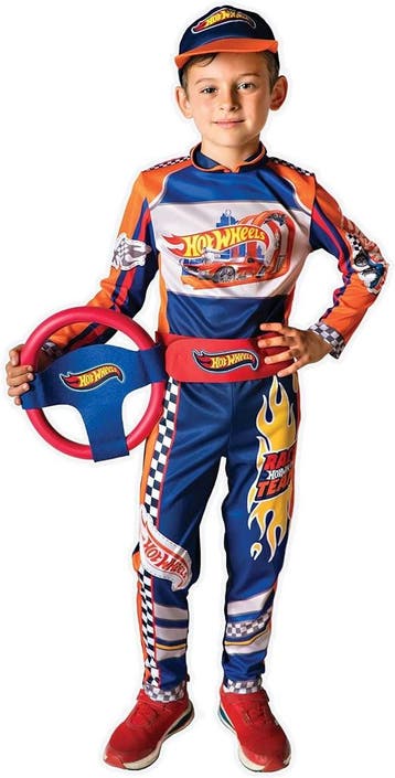 Kinder Carnaval Kostuum Race | 5-7 Jaar | Laatste Stuk!, Carnaval, Overige maten, Ophalen of Verzenden, Kleding