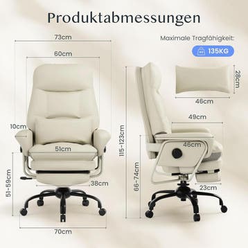 Ergonomische Bureaustoel -  Office Chair - Gamestoel - Volwa, Verzenden, Zo goed als nieuw